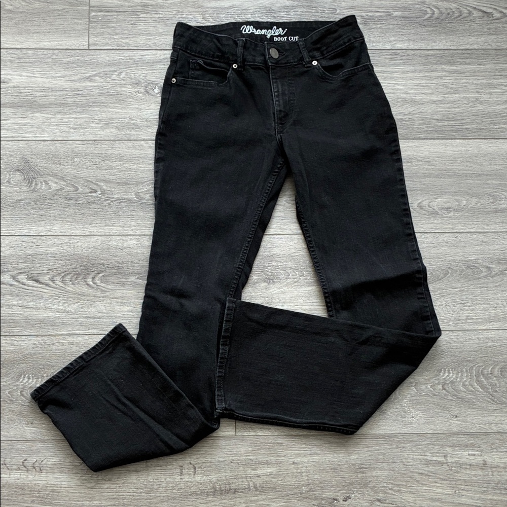 Wrangler Women’s black jeans, size 7X30